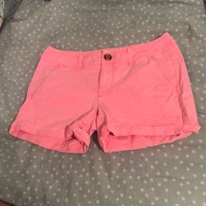 American eagle midi stretch shorts